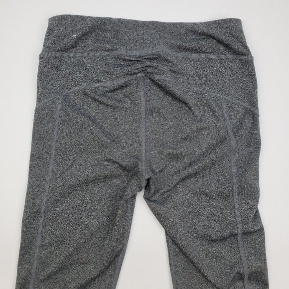 Aero Aeropostale Yoga Exercise Size Small Gray Poly Spandex stretch leggings EUC - Picture 9 of 9